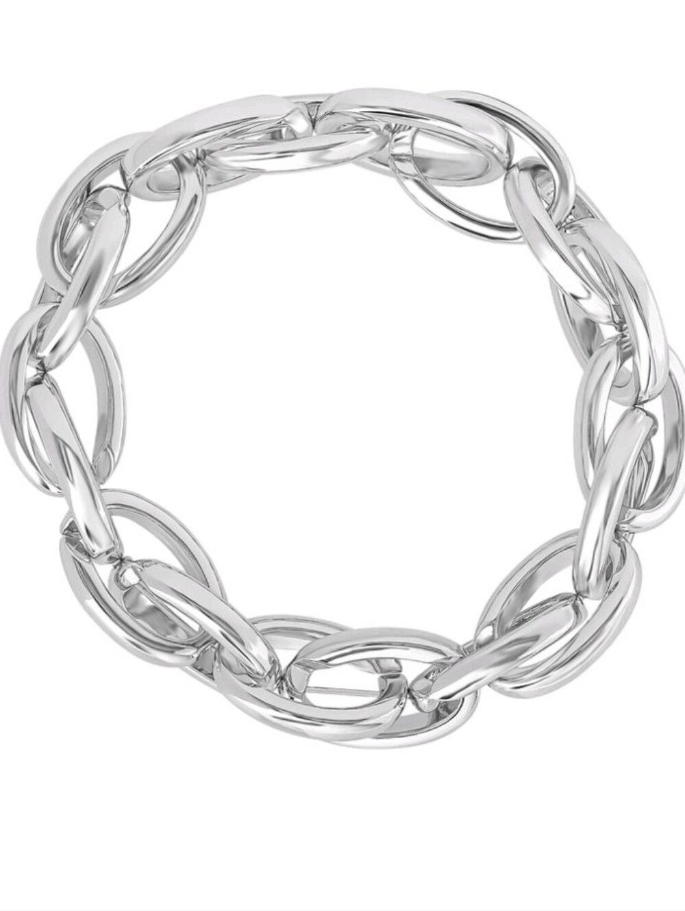 Jessica Simpson Women's Interlocking Link Bracelet
